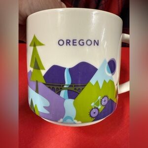 STARBUCKS Oregon Scenic Mug - Multicolor 2016 You are here mug